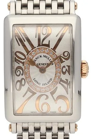 Franck Muller Long Island 902QZRELCD1RSTG AC 40mm Yellow gold and Stainless steel White