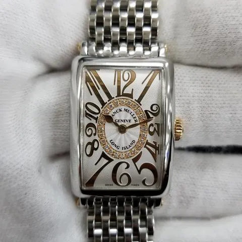 Franck Muller Long Island 902QZRELCD1RSTG AC 40mm Yellow gold and Stainless steel White 3