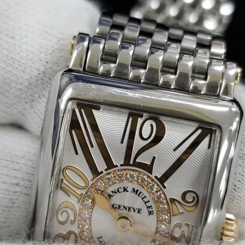 Franck Muller Long Island 902QZRELCD1RSTG AC 40mm Yellow gold and Stainless steel White 12