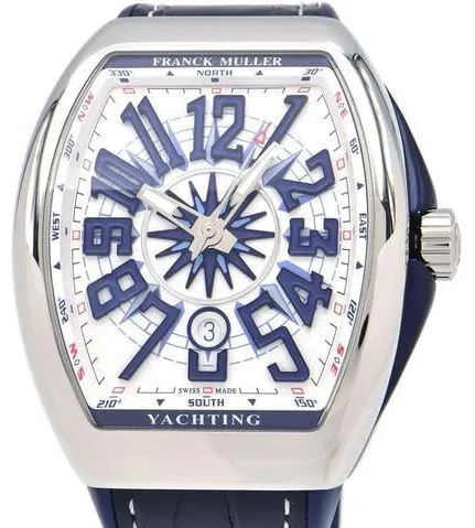 Franck Muller Vanguard V45 SC DT AC BL 44mm Stainless steel White