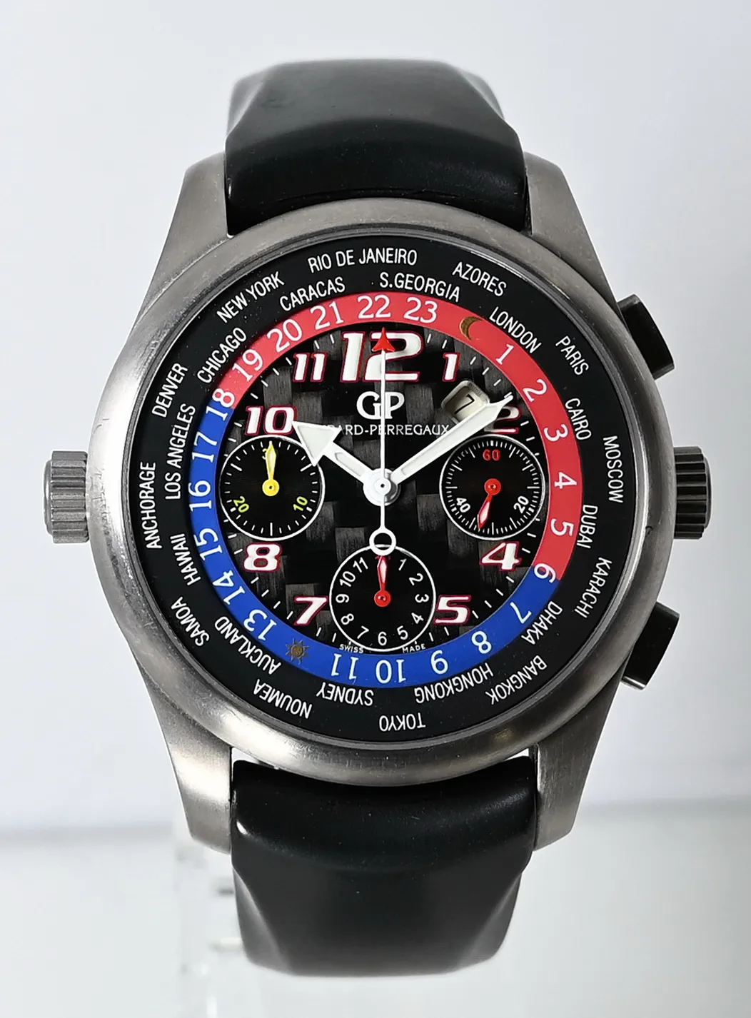 Girard-Perregaux WW.TC World Time 49800 43mm Titanium Black