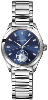 Glashütte Serenade 1-35-14-03-02-14 Stainless steel Blue