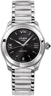 Glashütte Lady Serenade 1-39-22-20-02-34 36mm Stainless steel Black