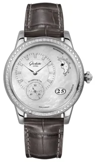 Glashütte PanoMatic Luna 1-90-12-01-12-02 Stainless steel Gray