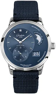 Glashütte PanoMaticLunar 1-90-02-46-32-64 Stainless steel Blue