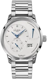 Glashütte PanoReserve 1-65-01-22-12-71 Stainless steel Silver