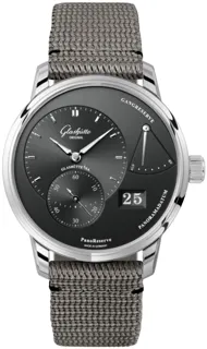 Glashütte PanoReserve 1-65-01-23-12-66 Stainless steel Black