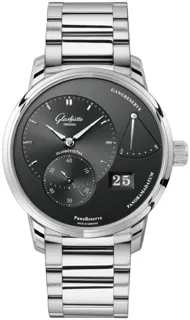 Glashütte PanoReserve 1-65-01-23-12-71 Stainless steel Black