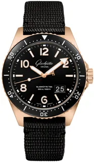 Glashütte SeaQ Panorama Date 1-36-13-03-90-35 Red gold Black