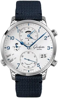 Glashütte Senator Cosmopolite 1-89-02-03-02-64 Stainless steel Silver