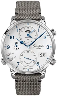 Glashütte Senator Cosmopolite 1-89-02-03-02-66 Stainless steel Silver