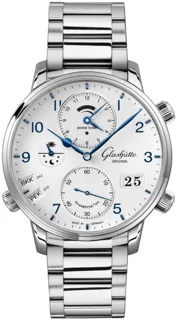 Glashütte Senator Cosmopolite 1-89-02-03-02-70 Stainless steel Silver