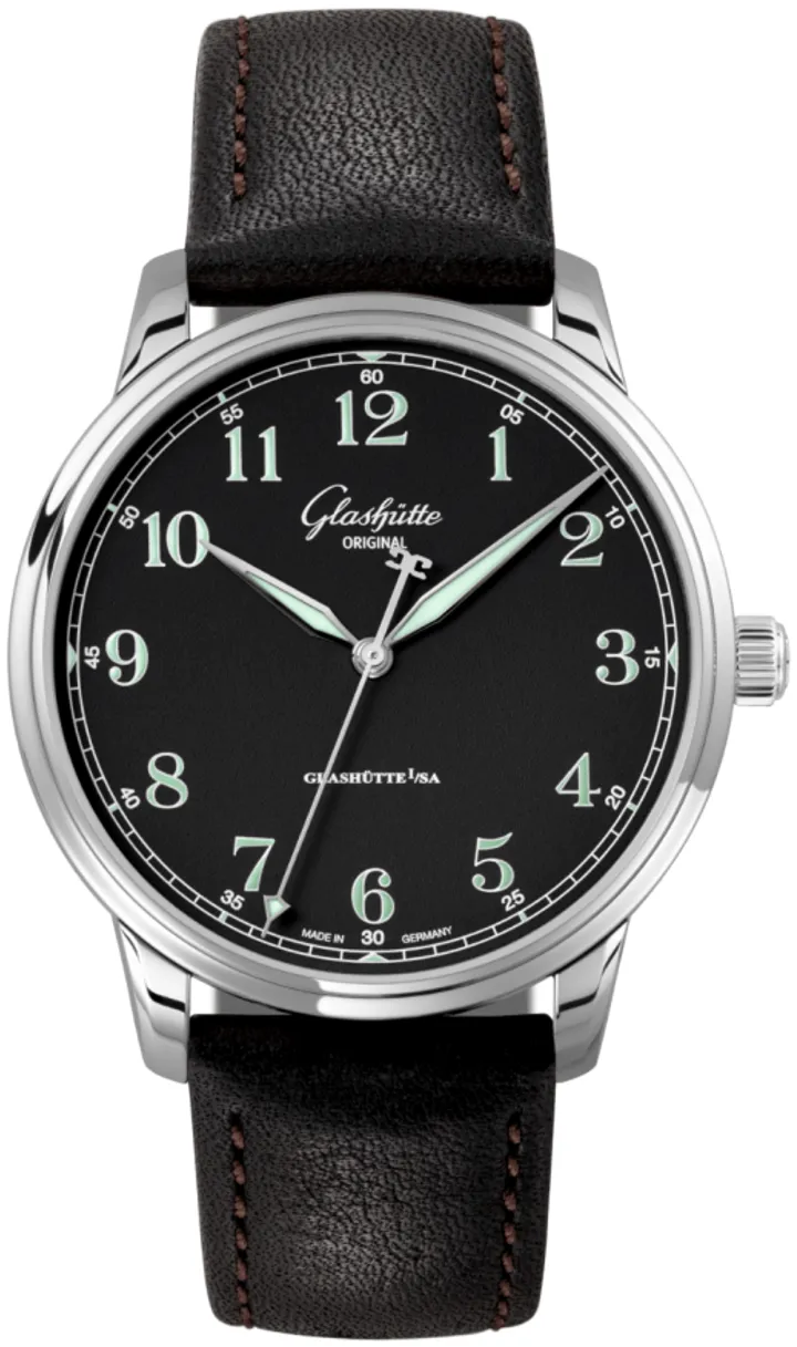 Glashütte Senator Excellence 1-36-01-03-02-65 40mm Stainless steel Black