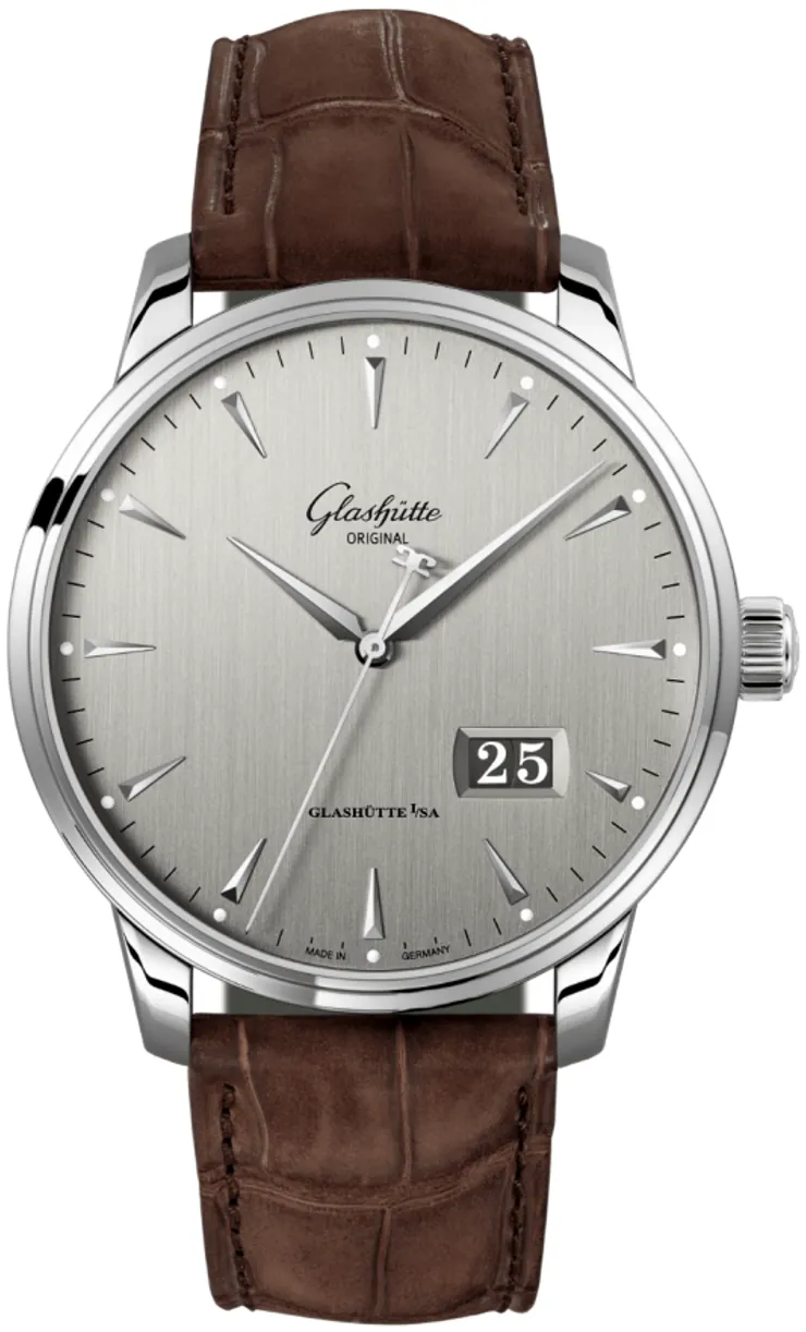 Glashütte Senator Excellence 1-36-03-03-02-31 42mm Stainless steel Silver