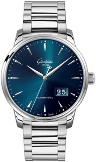 Glashütte Senator Excellence 1-36-03-04-02-71 Stainless steel Blue