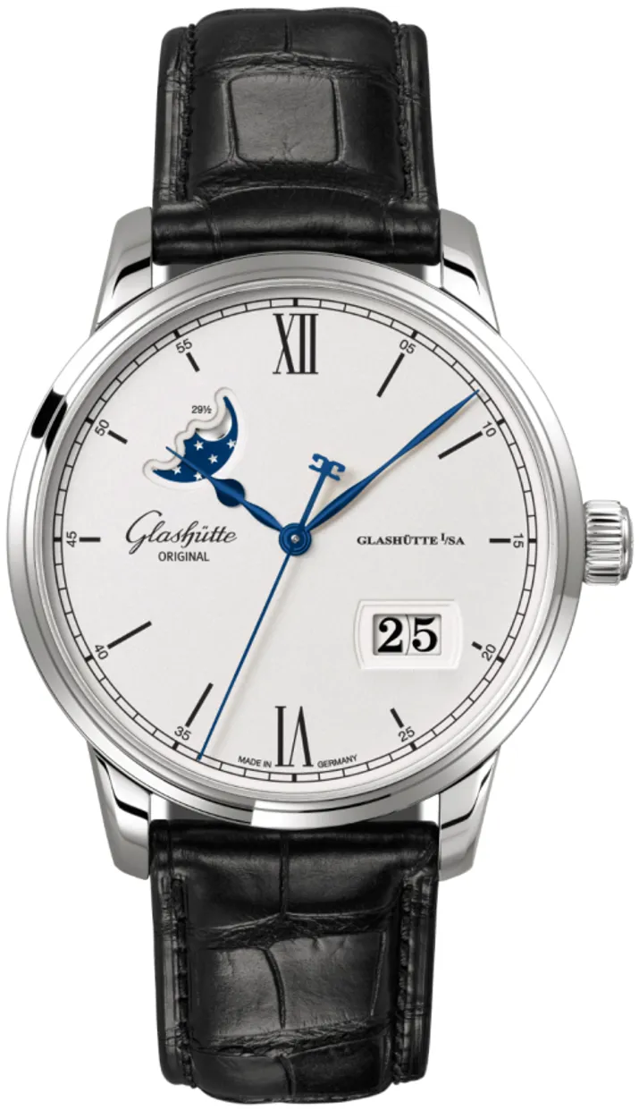 Glashütte Senator Excellence 1-36-04-01-02-61 40mm Stainless steel Silver