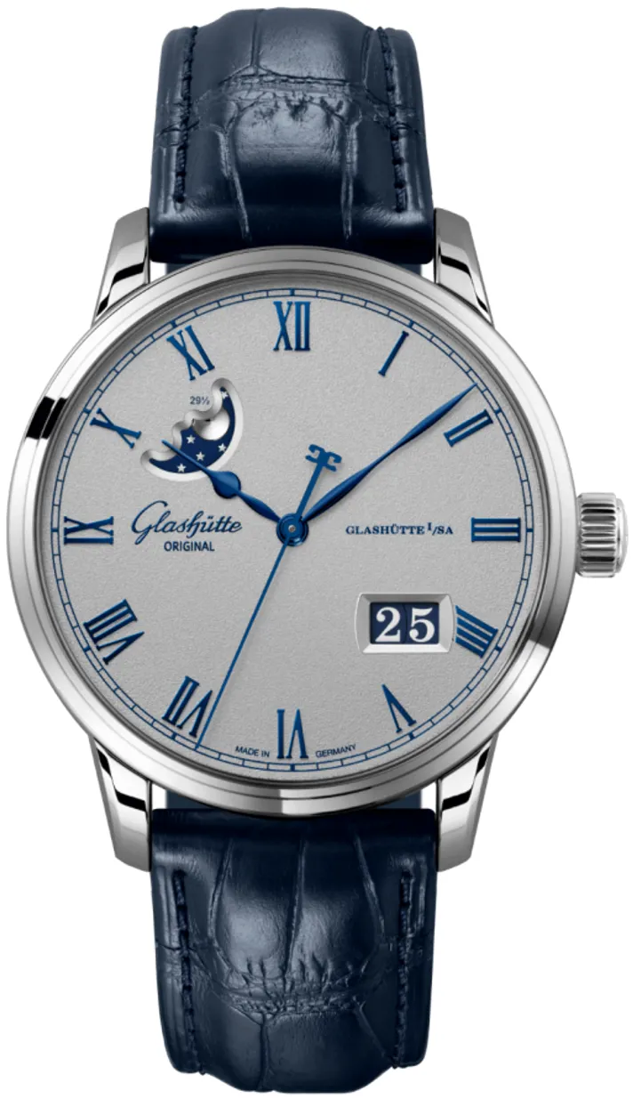 Glashütte Senator Excellence 1-36-24-02-02-61 40mm Stainless steel Gray