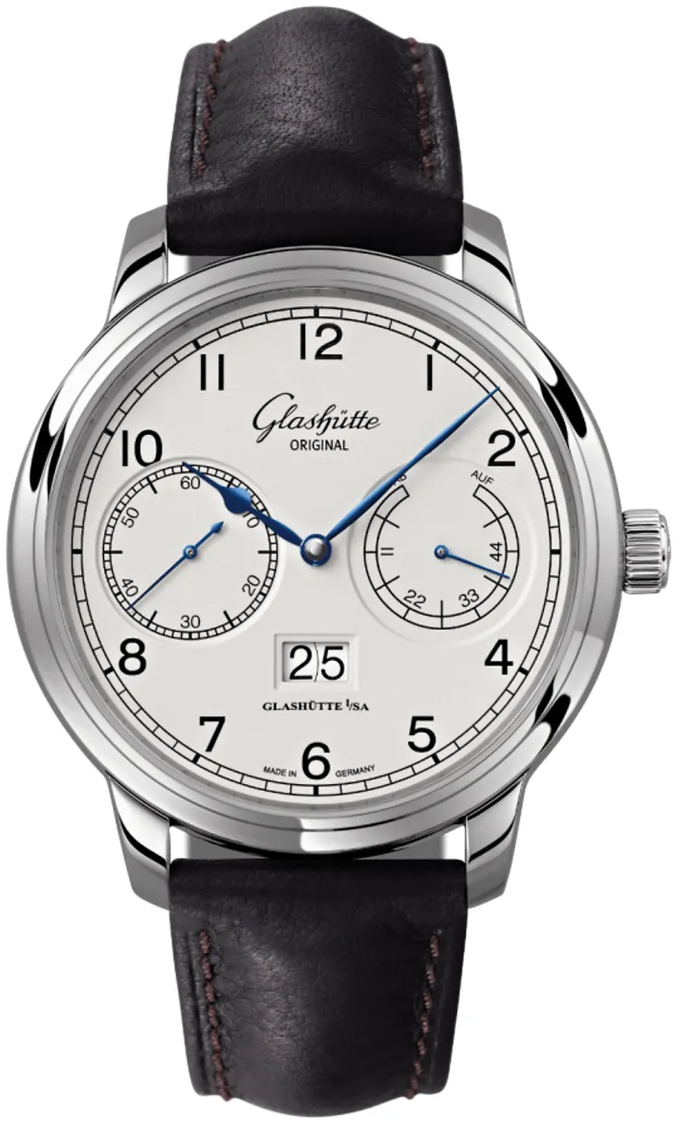 Glashütte Senator Observer 100-14-05-02-05 44mm Stainless steel Silver