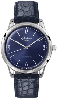 Glashütte Sixties 1-39-52-06-02-04 39mm Stainless steel Blue