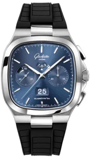 Glashütte Vintage 1-37-02-08-02-63 Stainless steel Blue