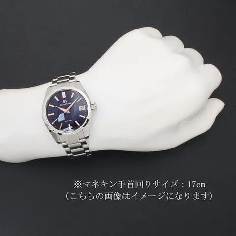 Grand Seiko Heritage SBGA447 40mm Stainless steel Blue 4