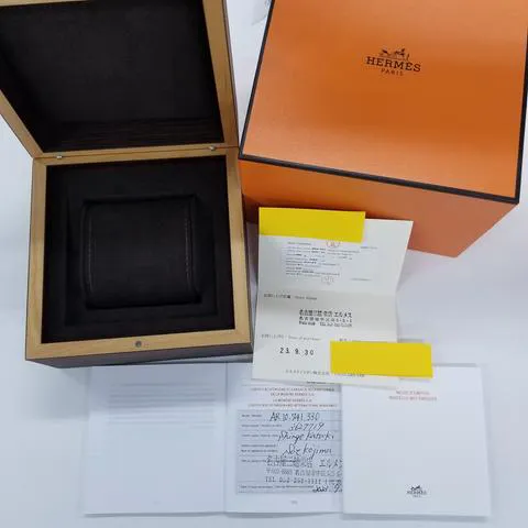 Hermès Arceau AR10.741.330 41mm Platinum Black 11