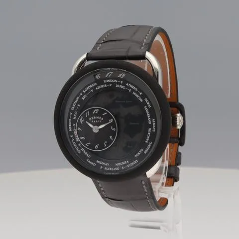 Hermès Arceau AR10.741.330 41mm Platinum Black 14