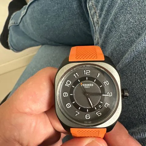 Hermès Cape Cod W049430WW00 39mm Titanium Black 9