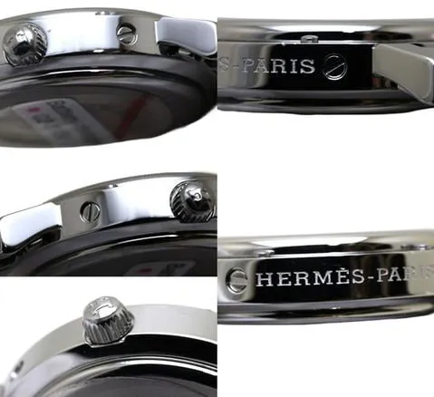 Hermès Clipper CL4.210.330/3758 24mm Stainless Black 7