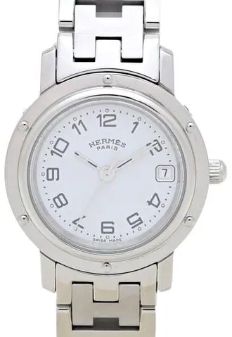 Hermès Clipper CL4.210.130/3758 24mm White