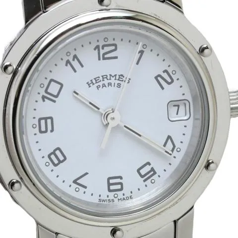 Hermès Clipper CL4.210.130/3758 24mm White 4