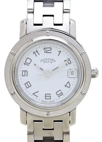 Hermès Clipper CL4.210.130/3758 24mm White