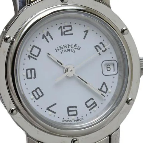 Hermès Clipper CL4.210.130/3758 24mm White 4