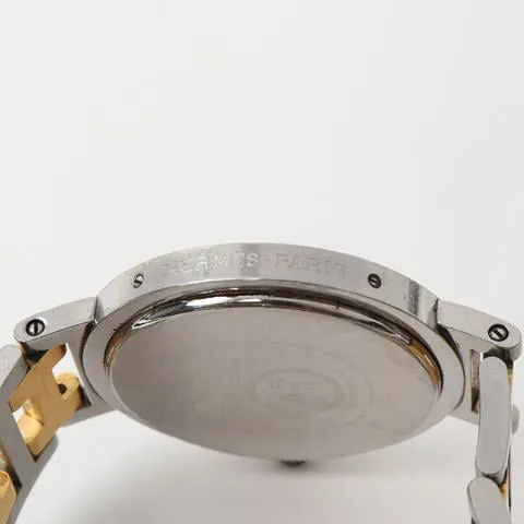 Hermès Clipper 34 34mm Yellow gold and Stainless steel Champagne 8