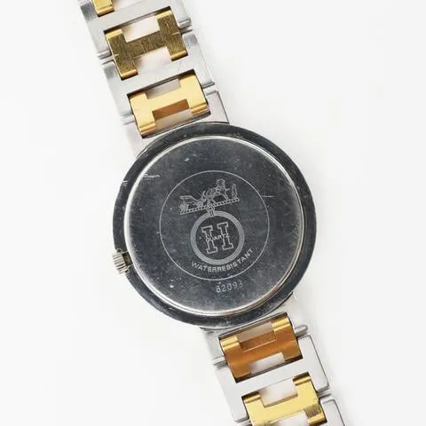 Hermès Clipper 34 34mm Yellow gold and Stainless steel Champagne 9