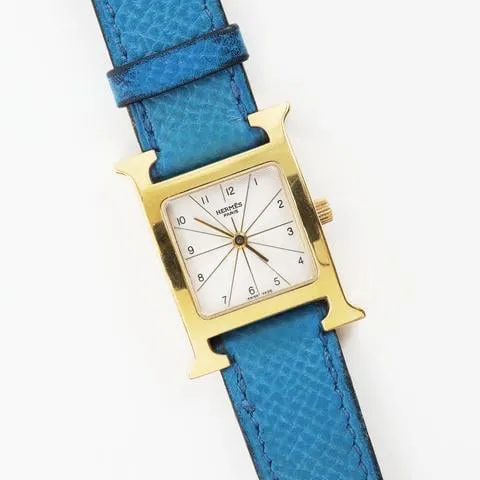 Hermès Heure H HH1.201 21mm Yellow gold and Stainless steel Silver