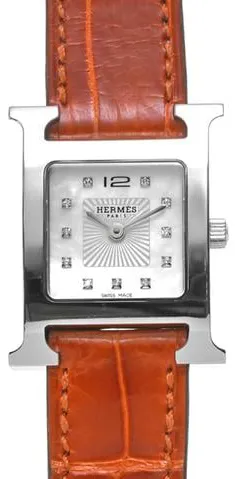 Hermès Heure H HH1.210.290 21mm Stainless steel White