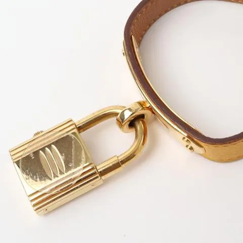 Hermès Kelly KE1.201 20mm Yellow gold and Stainless steel White 2