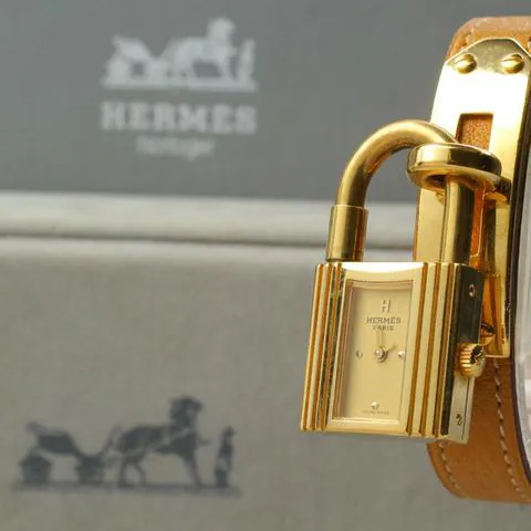 Hermès Kelly 20mm Stainless steel Gold