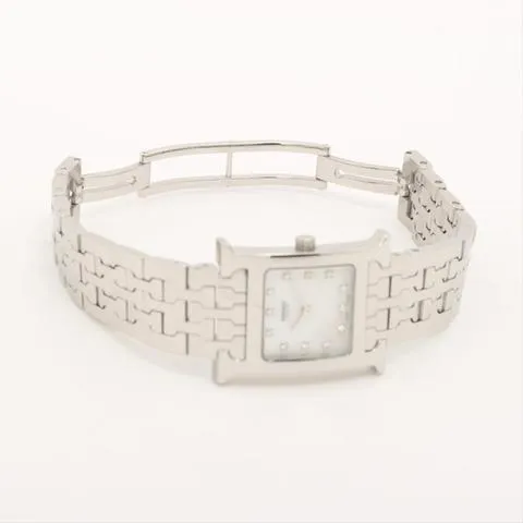 Hermès 21mm Stainless steel Mother-of-pearl 4