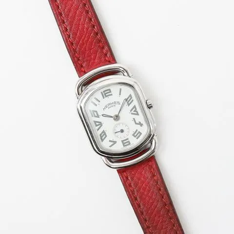 Hermès RA2.210 21mm Stainless steel White