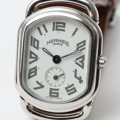 Hermès RA2.210 21mm Stainless steel White 2