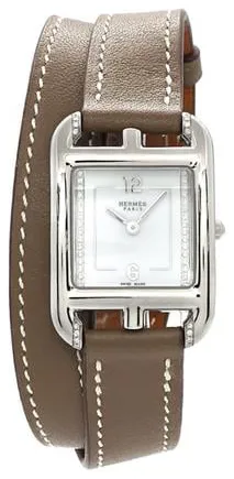 Hermès CC1 331 23mm Stainless steel White