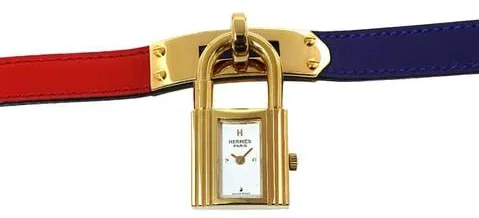 Hermès 20mm Yellow gold and Stainless steel White