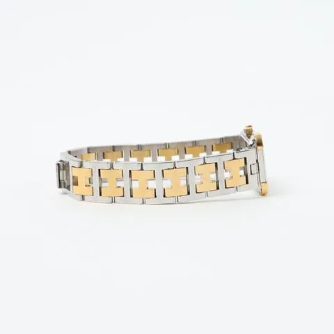 Hermès CR2.210 18mm Yellow gold and Stainless steel White 4