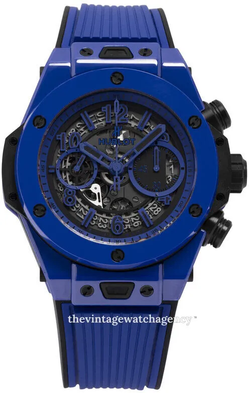 Hublot Big Bang 411.ES.5119.RX 45mm Blue ceramic Skeleton