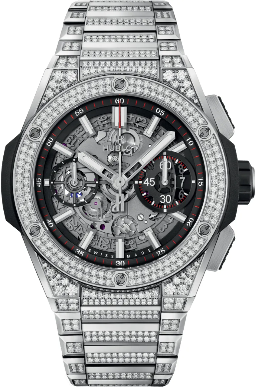 Hublot Big Bang 451.NX.1170.NX.3704 42mm Titanium and Diamond Skeleton