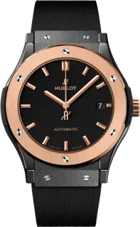 Hublot Classic Fusion 45, 42, 38, 33  511.CO.1181.RX Black ceramic Black