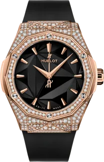 Hublot Classic Fusion 45, 42, 38, 33  550.OS.1800.RX.1604.ORL19 Yellow gold Black