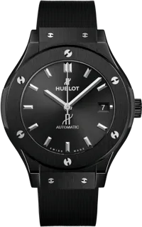 Hublot Classic Fusion 45, 42, 38, 33  565.CM.1470.RX Black ceramic Black